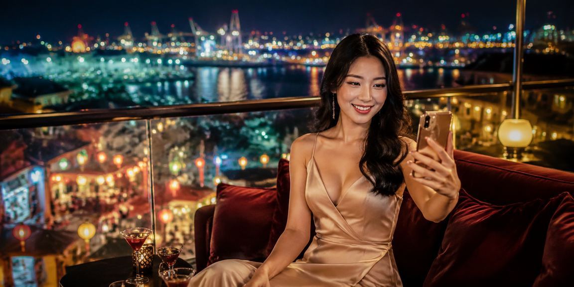 Người chơi cá cược thể thao trên điện thoại tại chợ đêm Hải Phòng